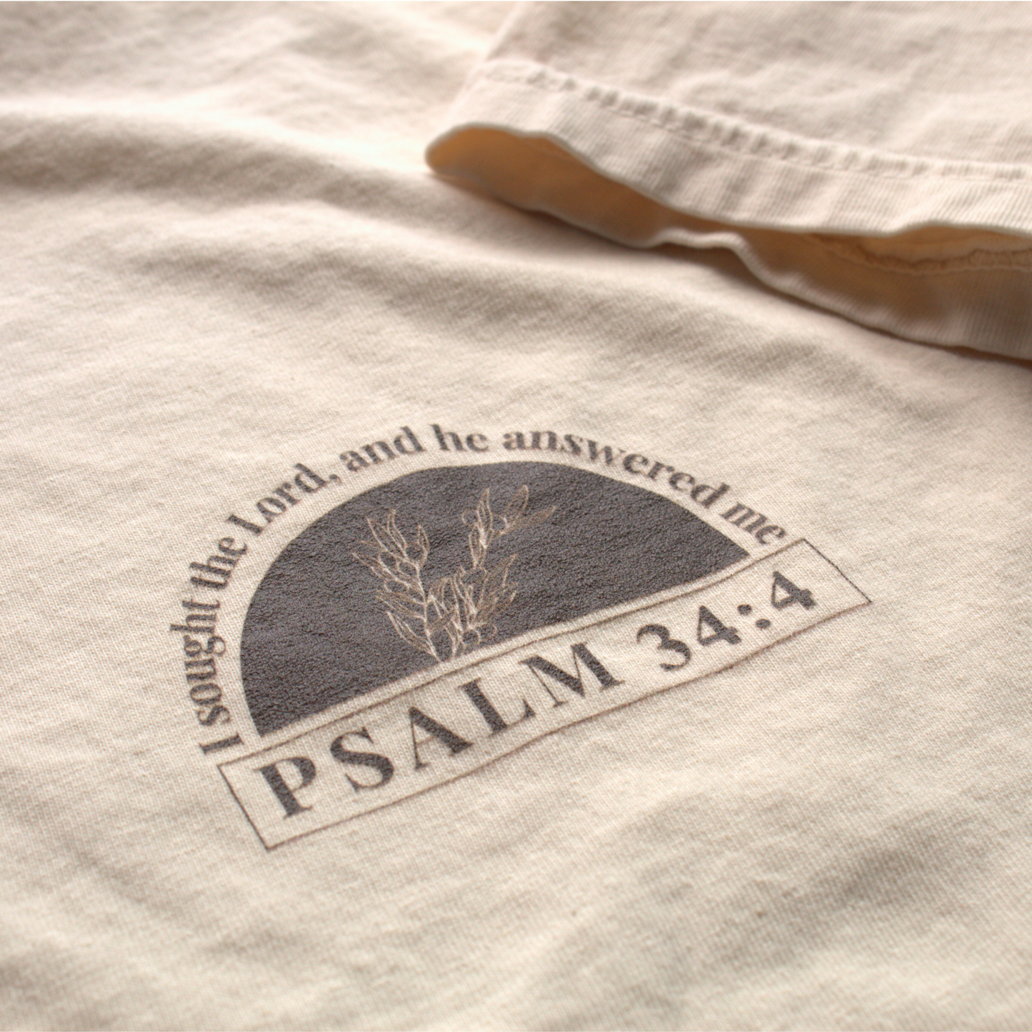 Psalm 34:4 T-Shirt – I Sought the Lord, He Answered Me