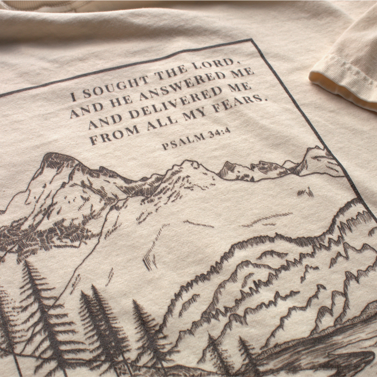 Psalm 34:4 T-Shirt – I Sought the Lord, He Answered Me