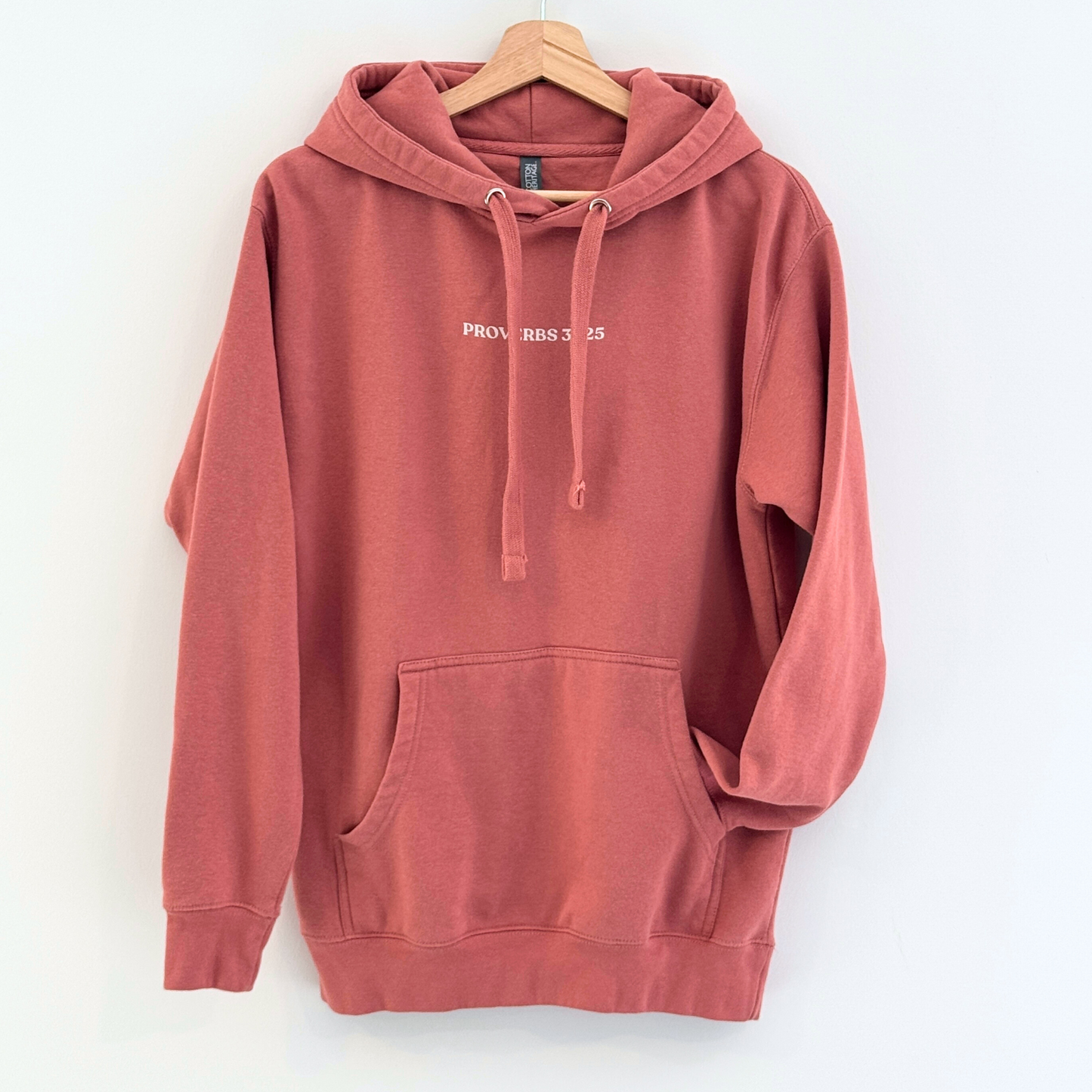 Proverbs 31:25 Bible Verse Hoodie - She Is Clothed in Strength and Dignity
