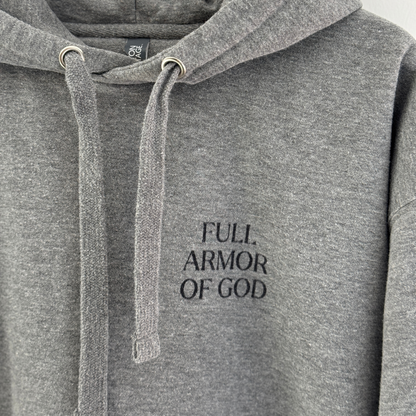Ephesians 6:10-20 Armor of God Hoodie – Spiritual Warfare Bible Verse Hoodie