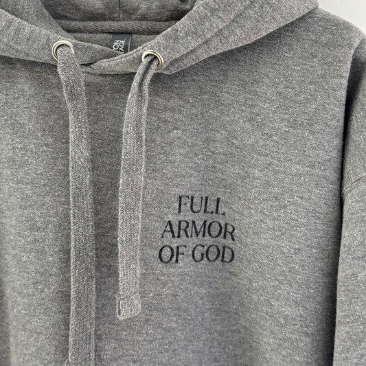 Ephesians 6:10-20 Armor of God Hoodie – Spiritual Warfare Bible Verse Hoodie