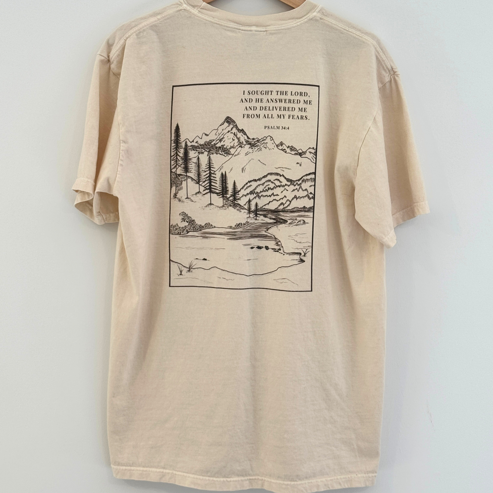 Psalm 34:4 T-Shirt – I Sought the Lord, He Answered Me
