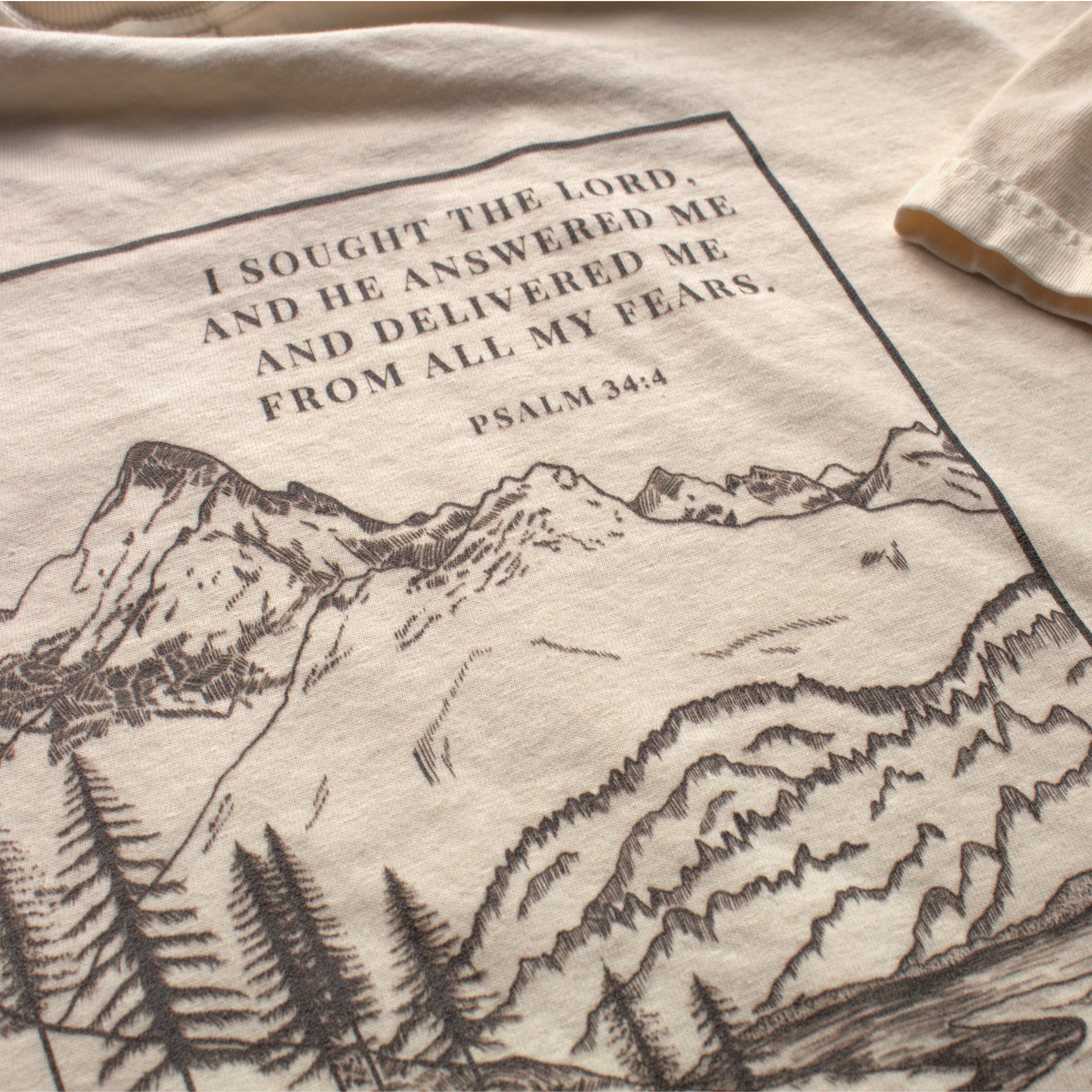 Psalm 34:4 T-Shirt – I Sought the Lord, He Answered Me