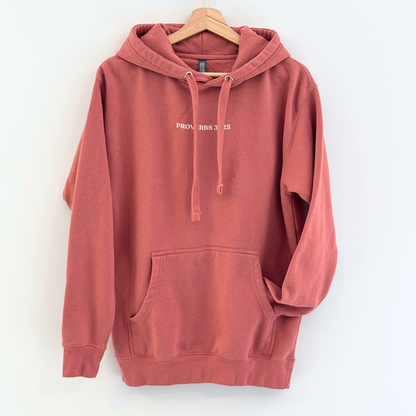 Proverbs 31:25 Bible Verse Hoodie - She Is Clothed in Strength and Dignity
